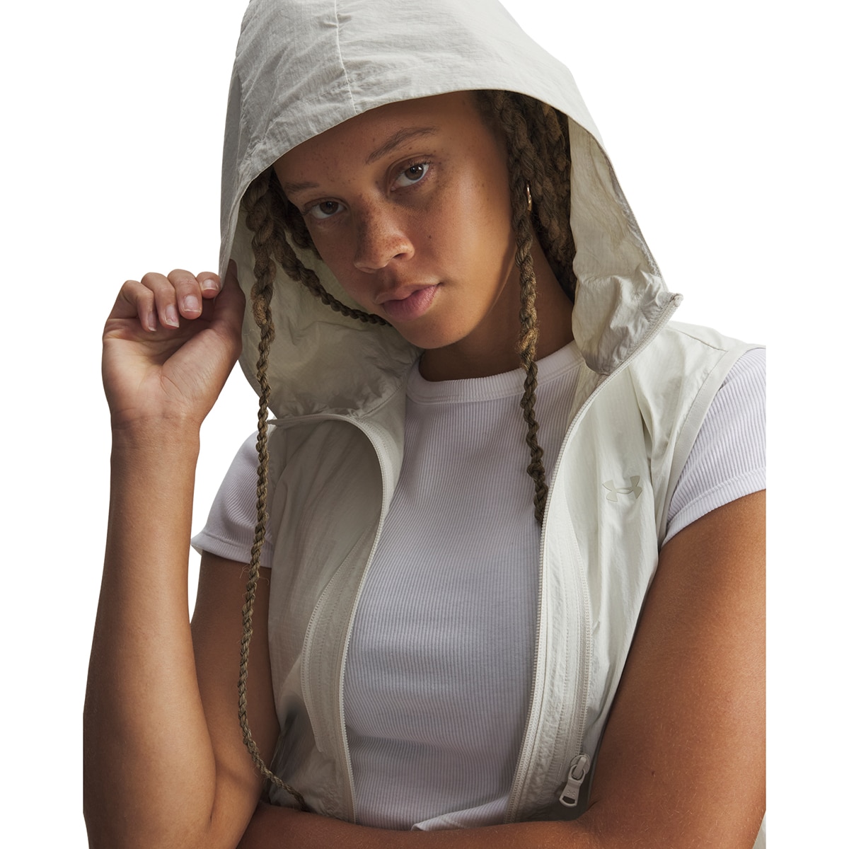 Casacos de Mulher Casual UA Unstoppable Utility 3in1 Taupe-5