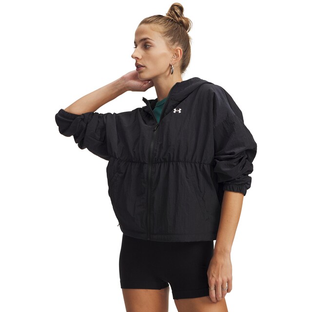 Sudadera de Mujer Casual Rival Woven Bungee FZ UNDER ARMOUR
