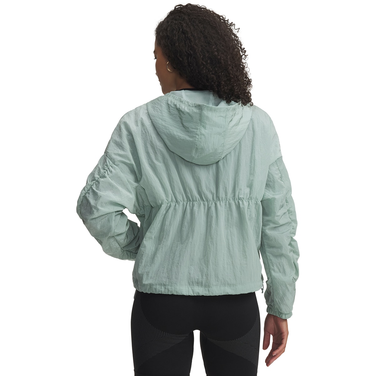 Sweatshirt Casual de Mulher Rival Woven Bungee FZ Azul-esverdeado-2