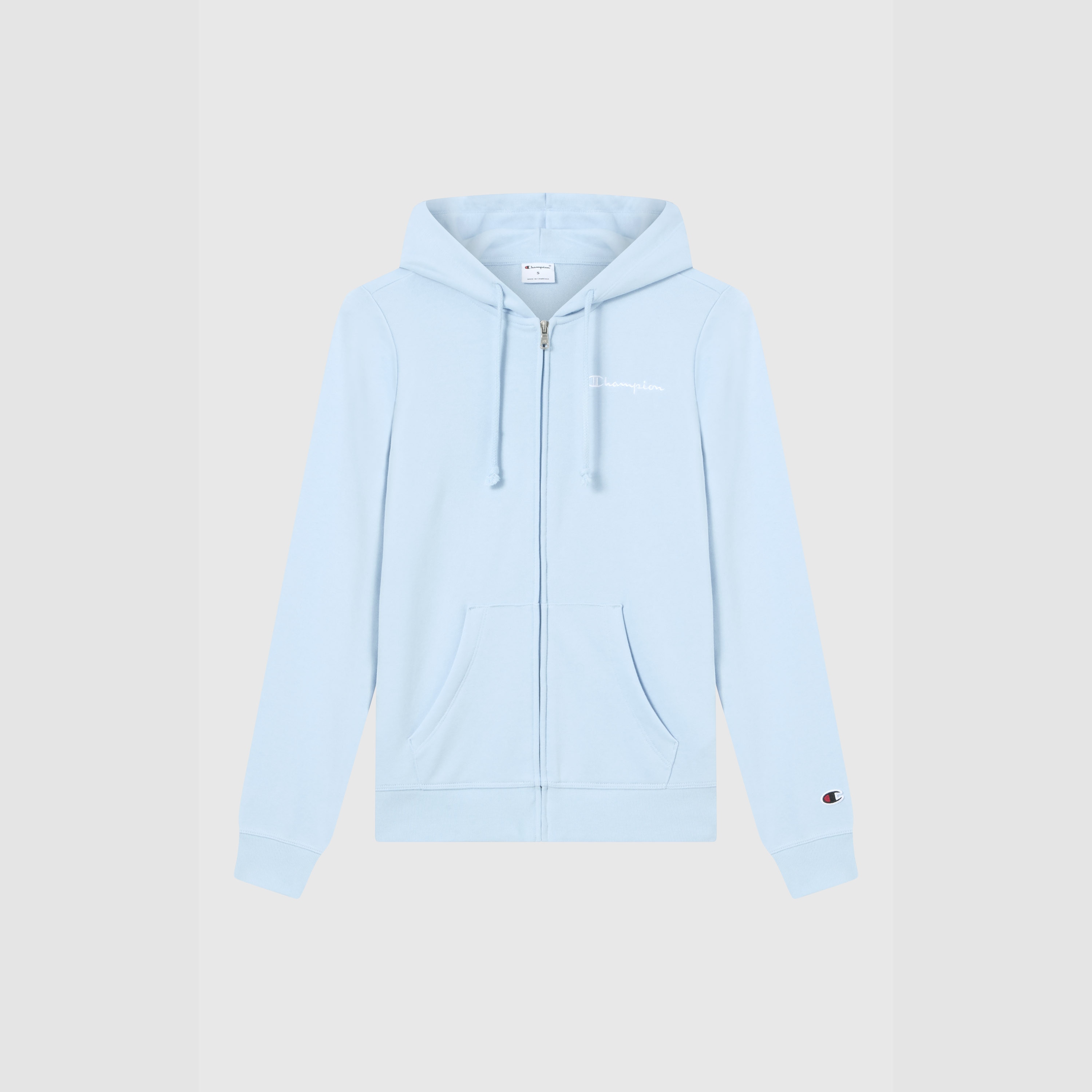 Sweatshirt de Mulher Full Zip Hoodie Azul-4