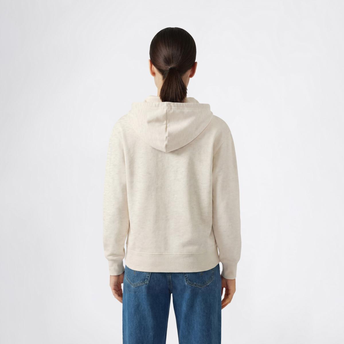 Sweatshirt de Mulher Hooded Cinzento-2