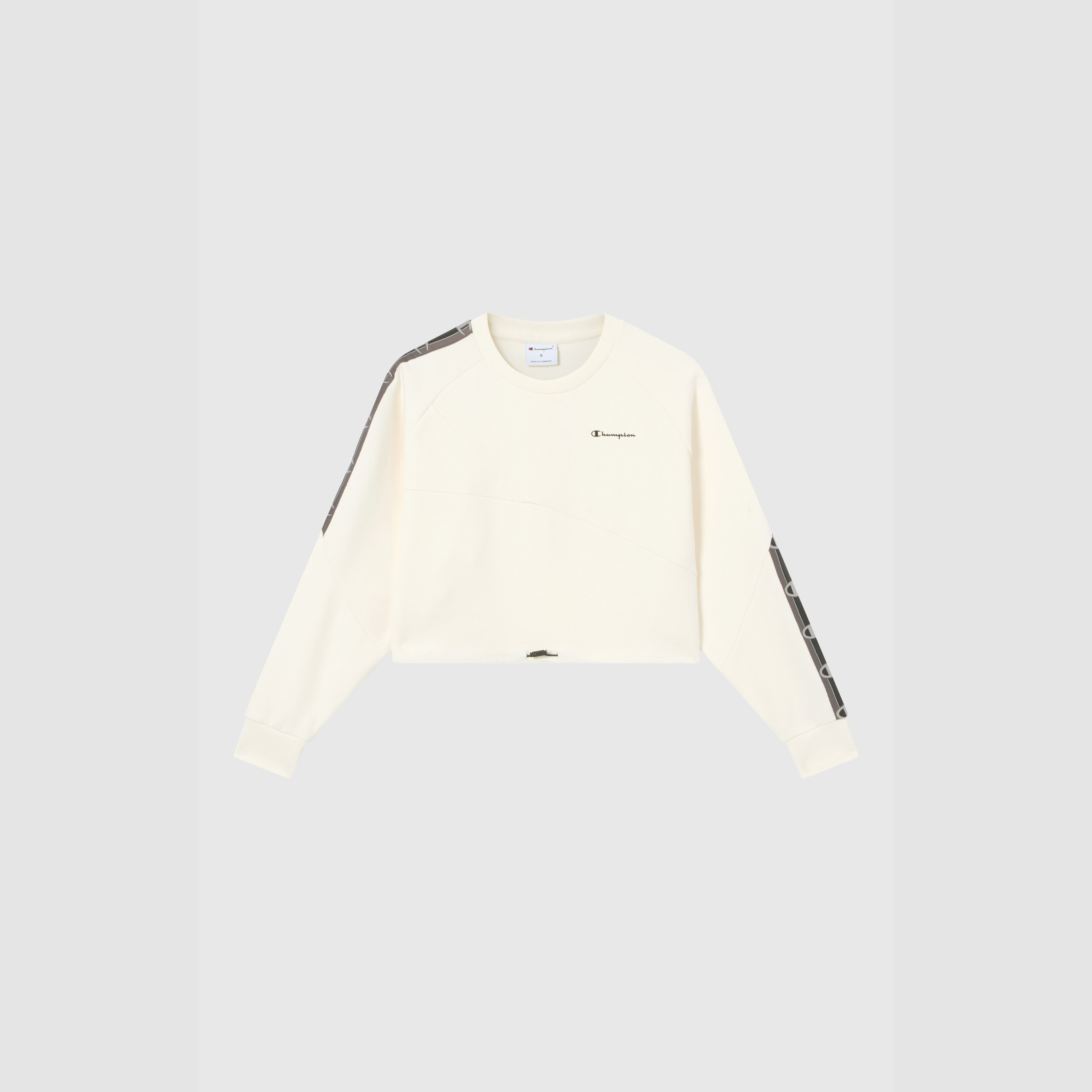 Sweatshirt de Mulher Crewneck Cinzento-3
