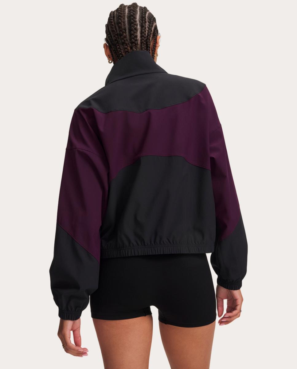 Sweatshirt de Mulher UA Rival Woven Jacket Preto-2