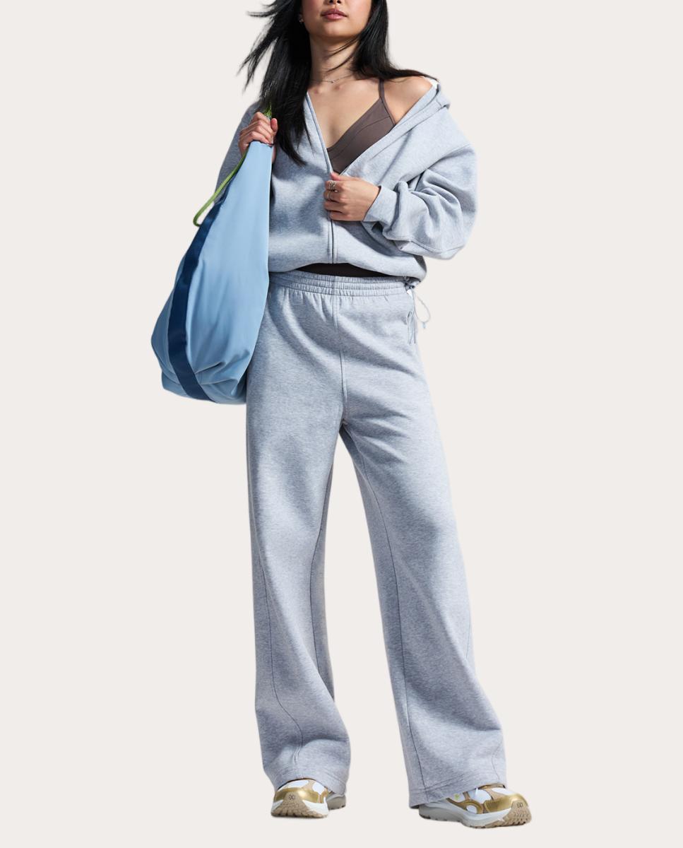 Sweatshirt de Mulher Unstoppable Fleece FZ Jkt Cinzento médio-6