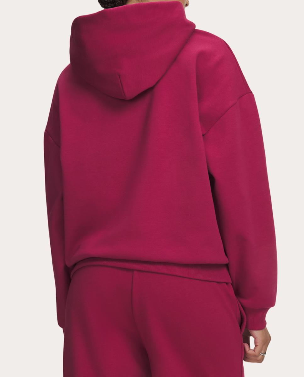 Sweatshirt de Mulher Icon Fleece Hoodie Vermelho-2