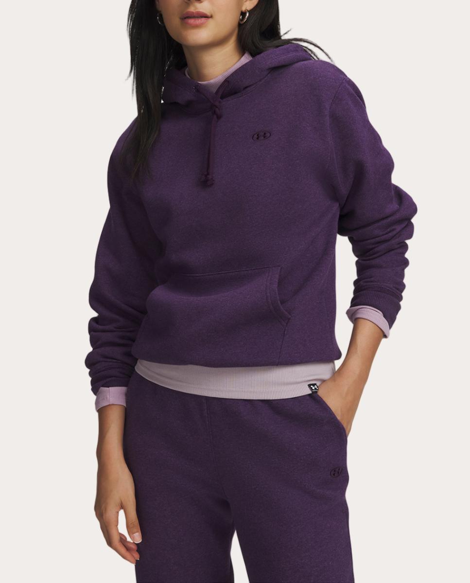 Imagen 1 de Sudadera de mujer Rival Flc Hoodie Under Armour Morado
