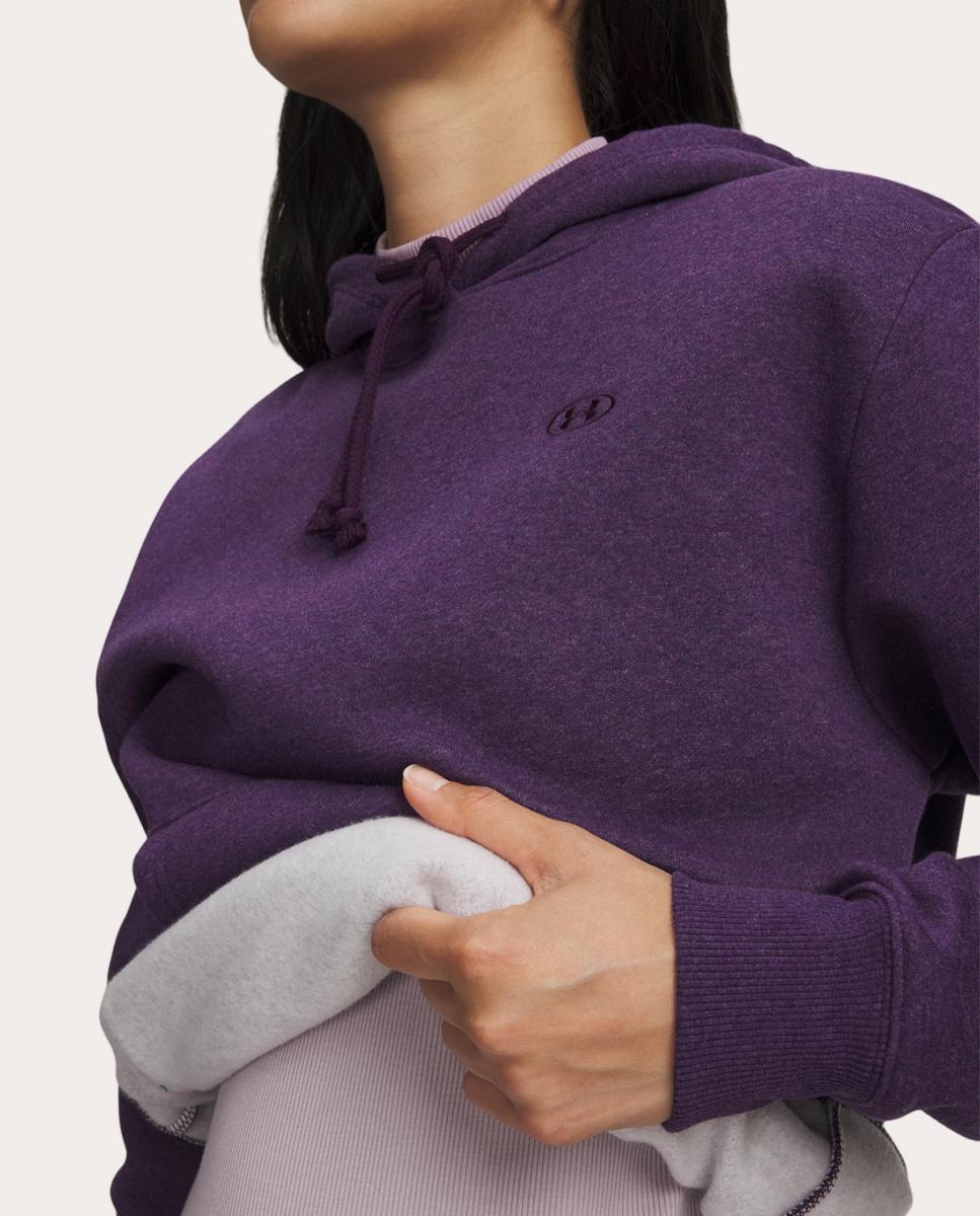Imagen 3 de Sudadera de mujer Rival Flc Hoodie Under Armour - Morado Morado