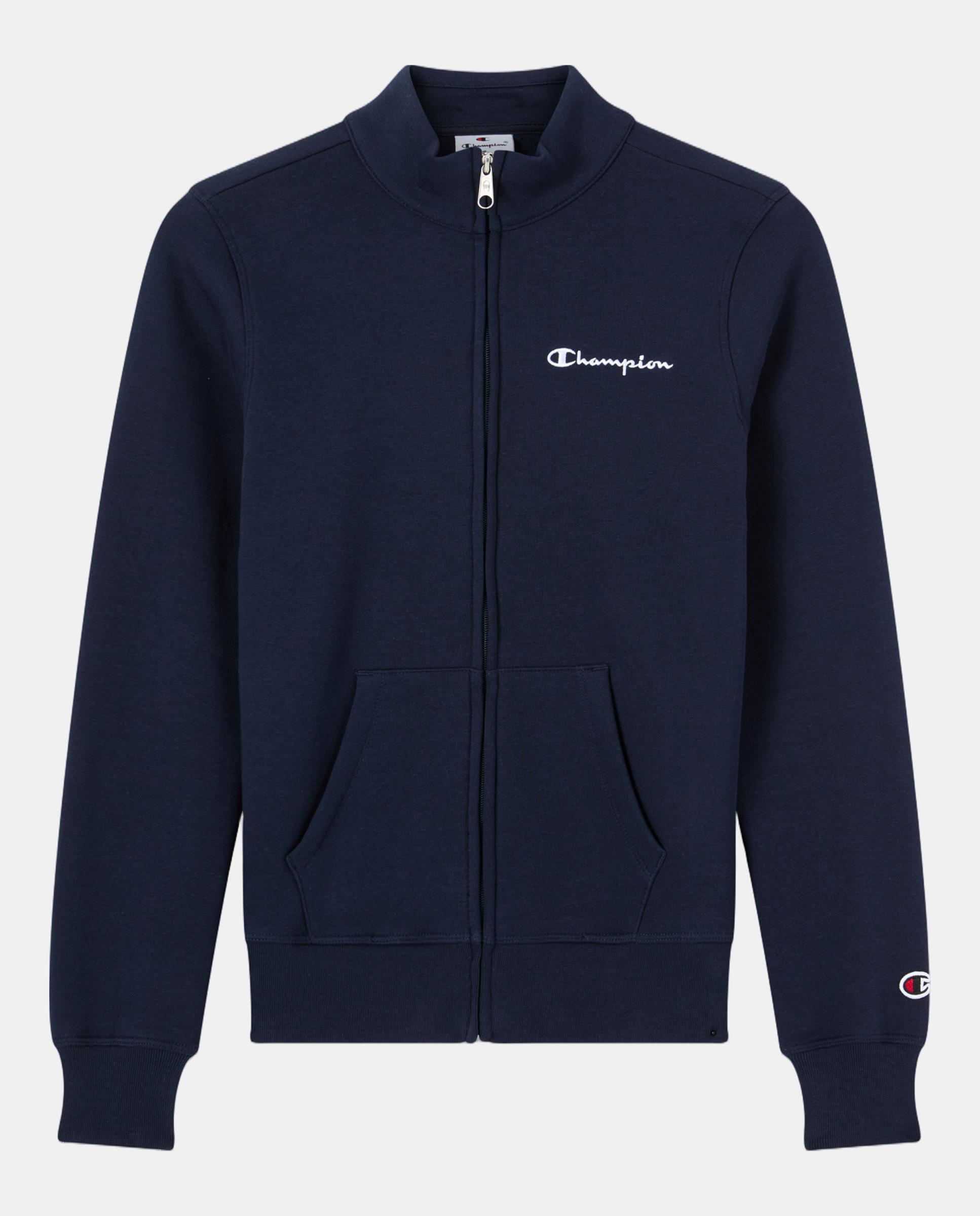 Sweatshirts Casual Full Zip Sweatshirt Azul-5