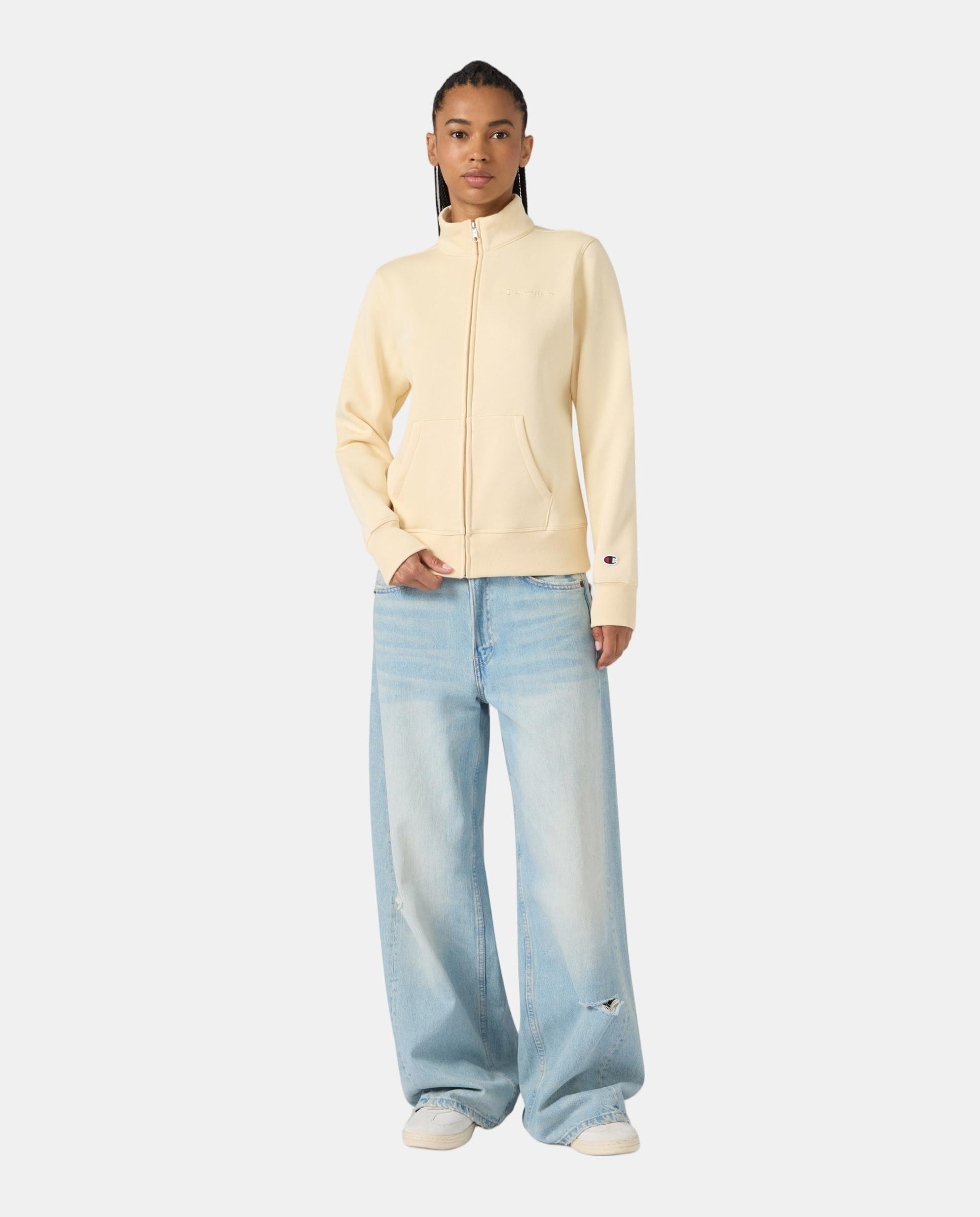 Sweatshirts Casual Full Zip Sweatshirt Castanho-4