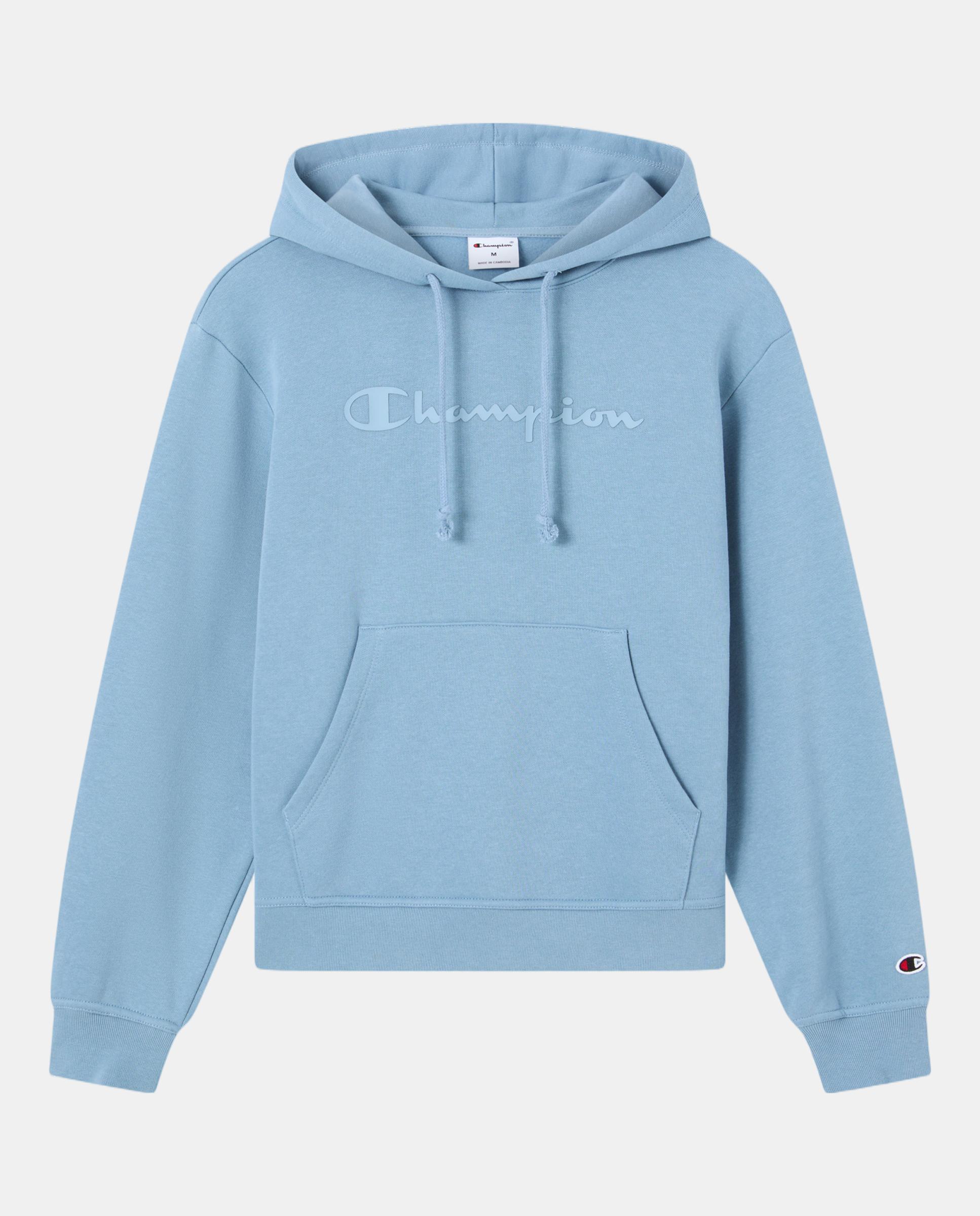 Sweatshirts Casual Hooded Sweatshirt Azul-5
