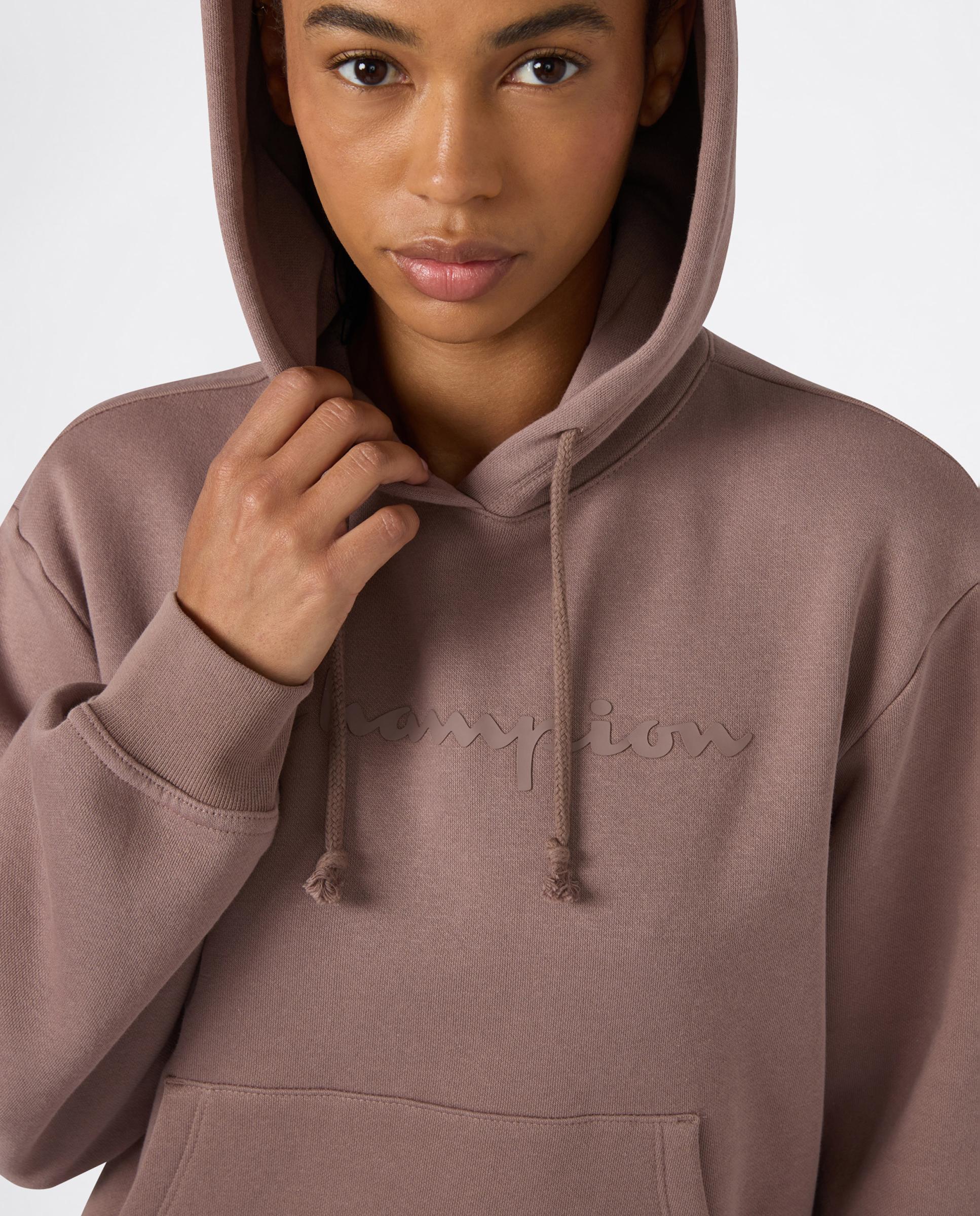 Sudaderas Casual de Mujer Hooded Sweatshirt CHAMPION - Marrón Marrón-4