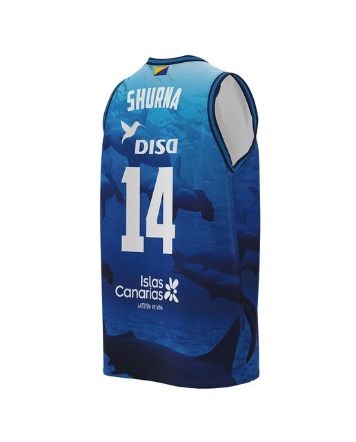 T-shirt de Criança 2.º Equipamento Gran Canaria 2023-2024 Azul-5