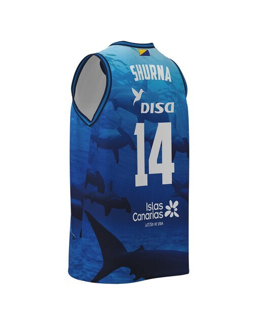 T-shirt de Criança 2.º Equipamento Gran Canaria 2023-2024 Azul-6