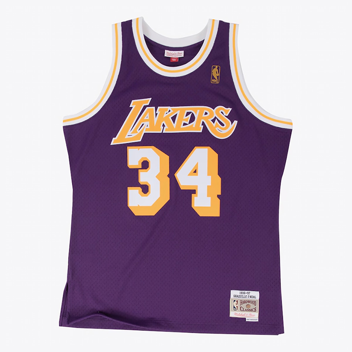 MITCHELL AND NESS - Camiseta de hombre Swingman Los Angeles Lakers Shaquille O´Neal 1996 Mitchell and Ness.