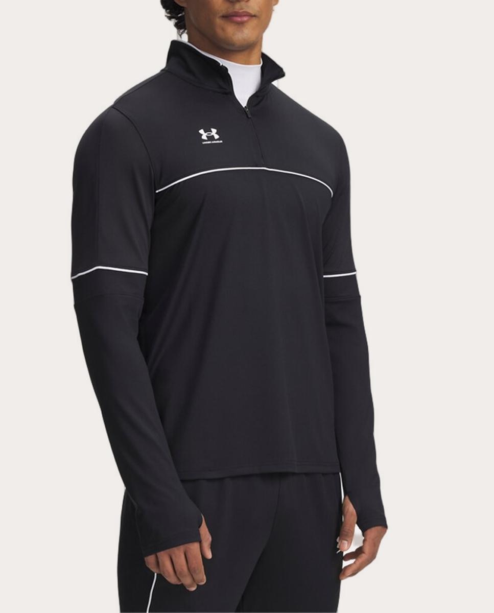 T-shirt de Homem Challenger Training QZ Preto-1