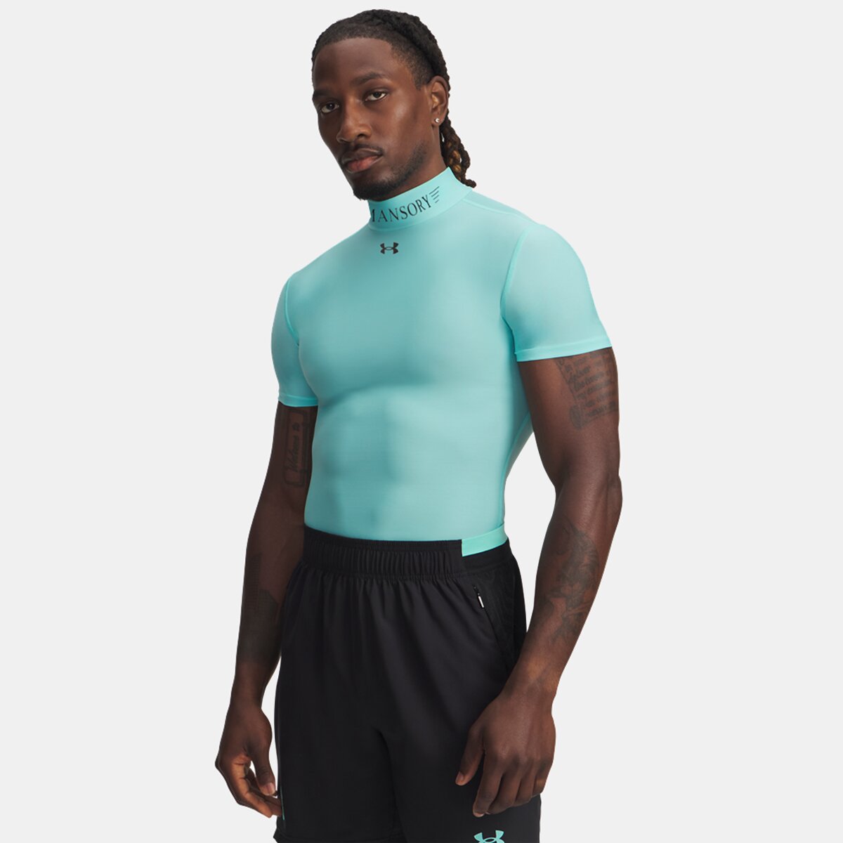 Under Armour - Camiseta de hombre x Mansory HG Comp Mock SS Under Armour.