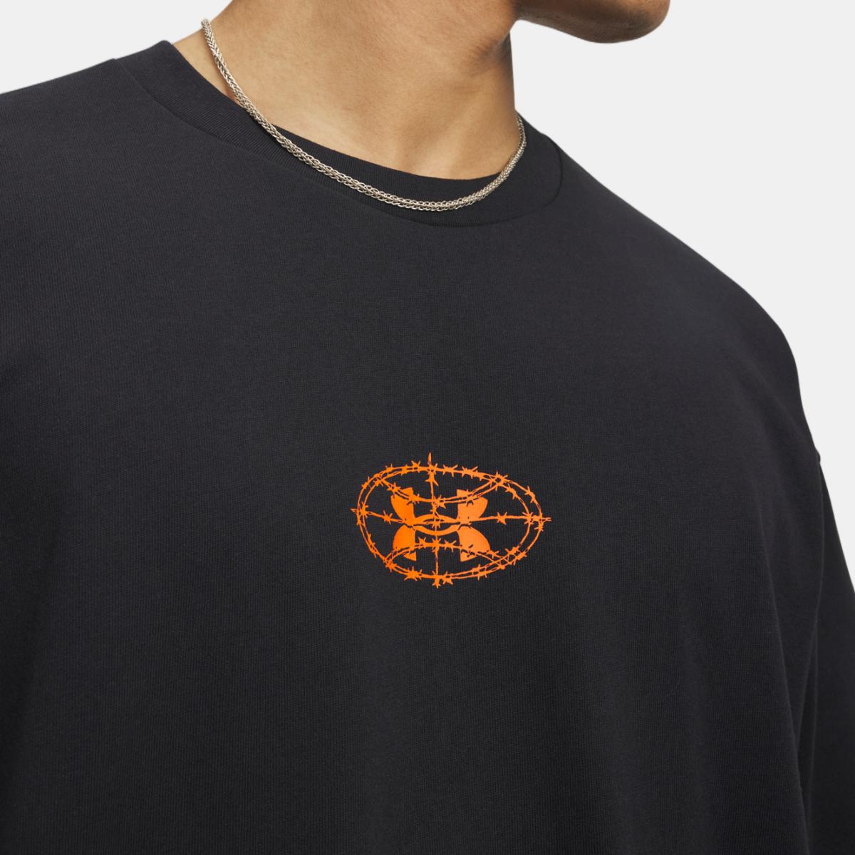 T-shirts de Baloncesto U M HWT HOOPS PHOTOREAL SS Preto-3