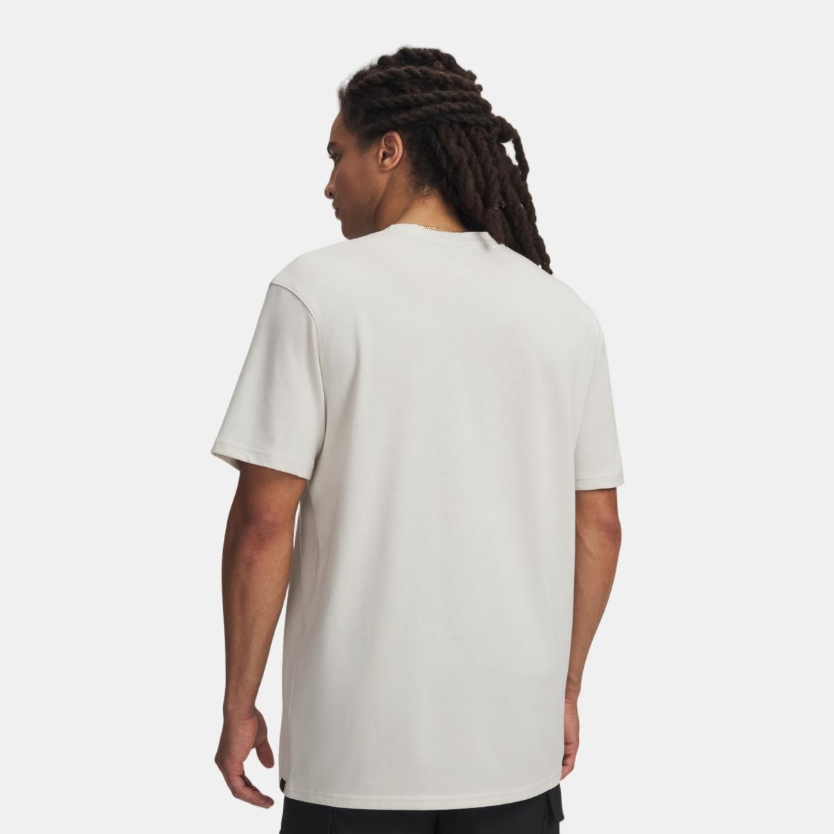 T-shirt de Basquetebol de Homem Curry Greatest Shooter Tee Branco Osso-2
