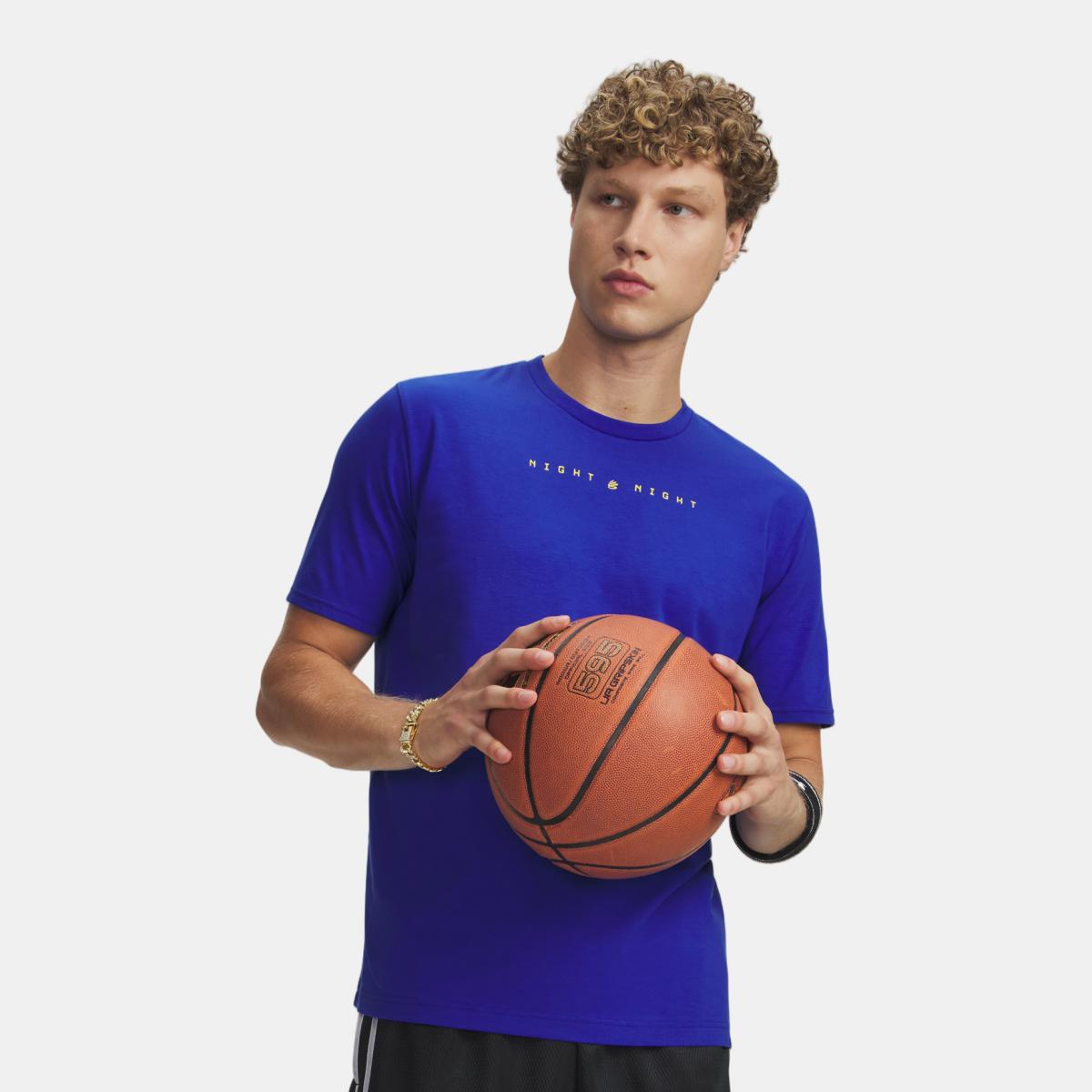 Imagem 0 de T-shirt de Basquetebol de Homem Curry Night Night Tee