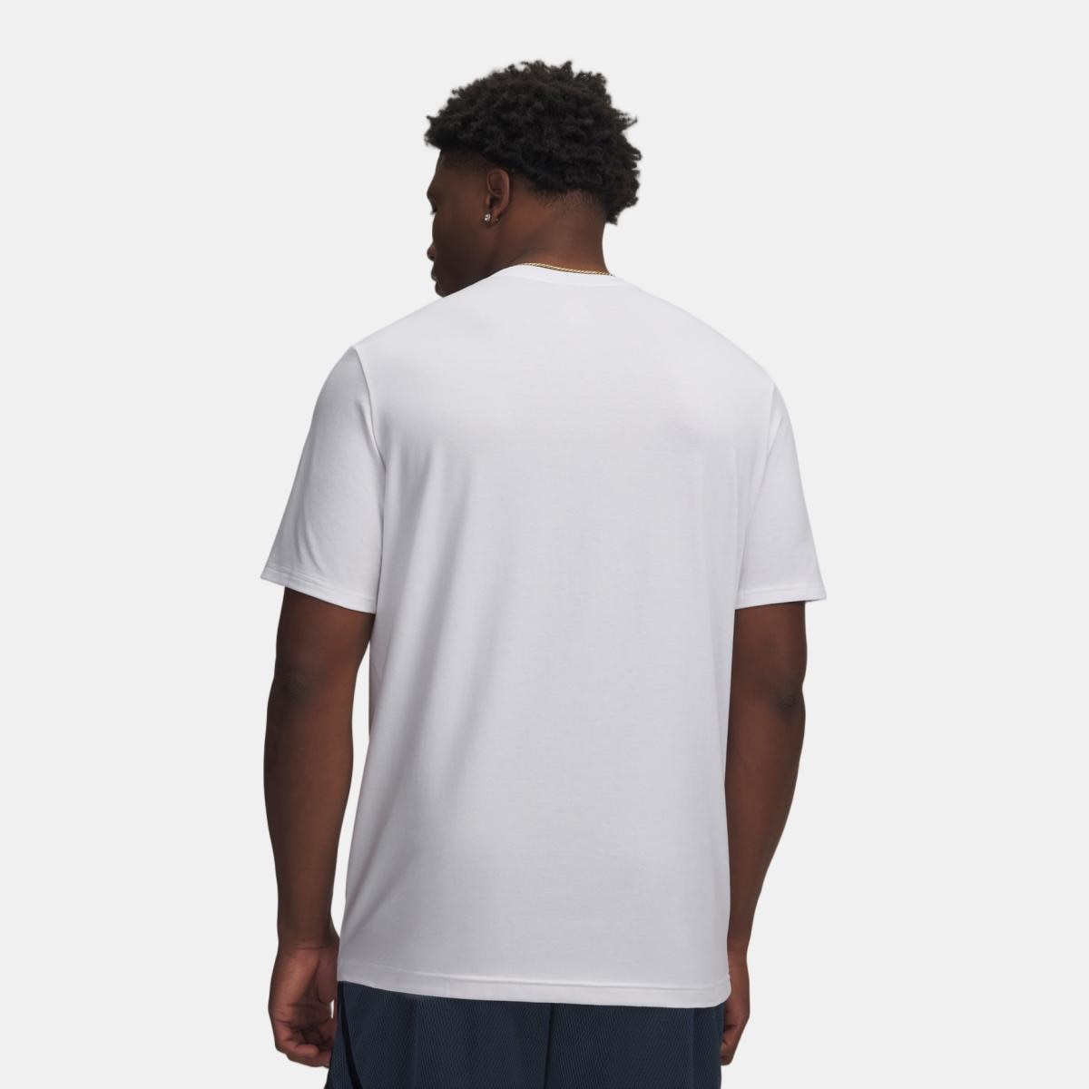 T-shirt de Basquetebol de Homem Curry Splash Wdmrk Tee Branco-2