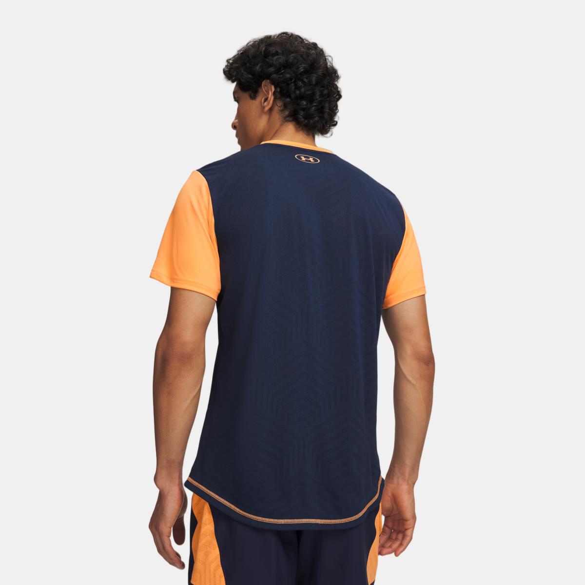 T-shirt de Futebol de Homem UA M Challenger Pro PRNT SS Laranja-2