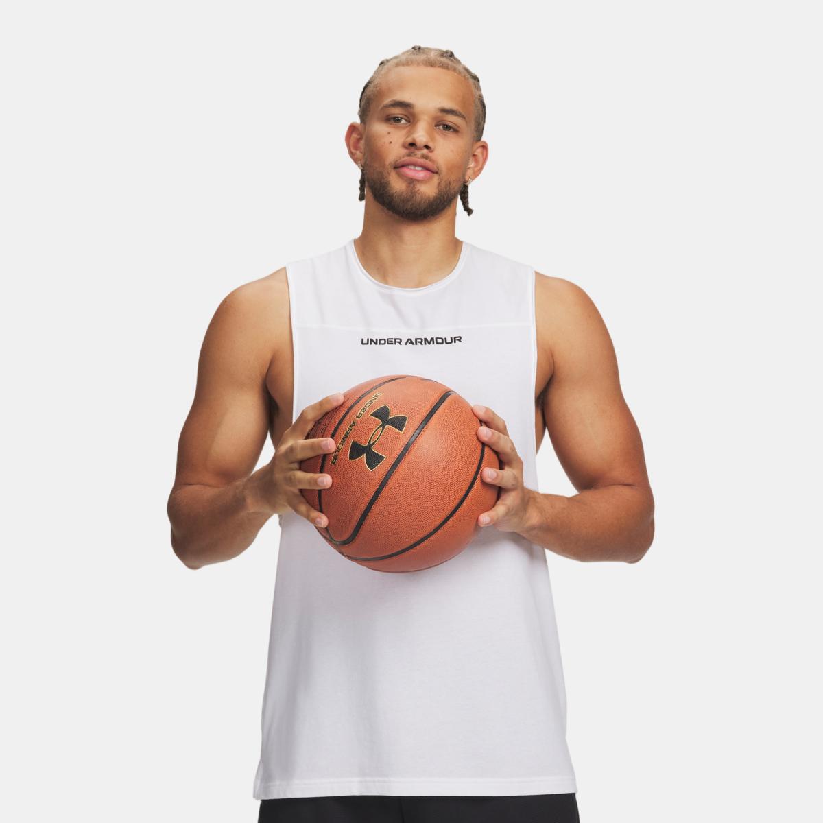Imagem 0 de T-shirt de Basquetebol de Homem UA Hoops Training Tank