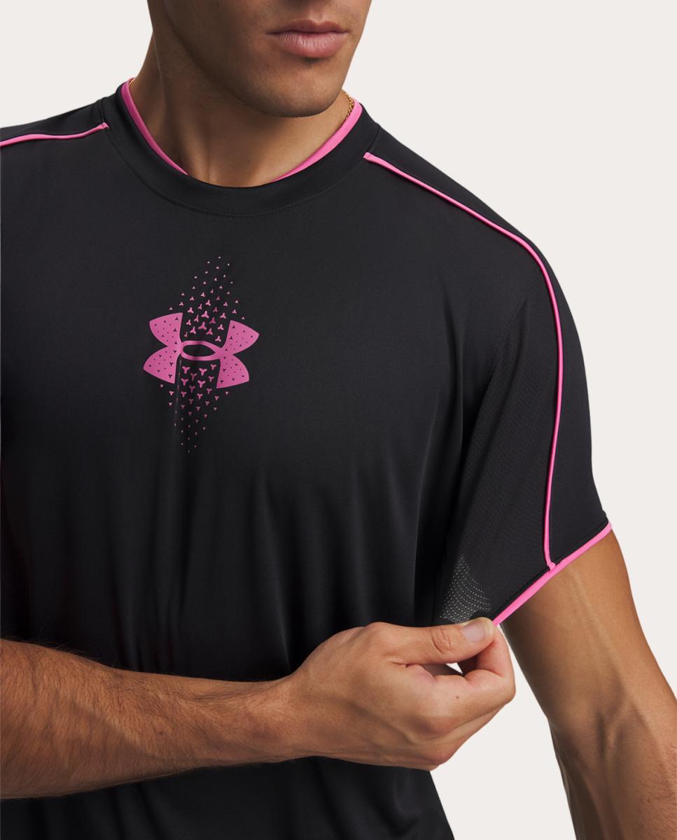 T-Shirt de Homem Challenger Novelty Ss Under Armour Preto-3