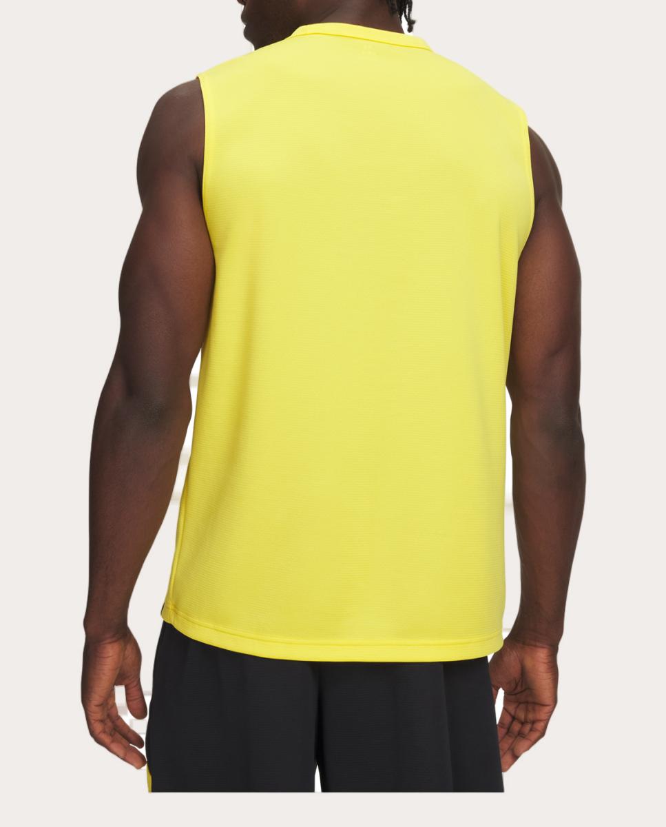 T-Shirt de Homem Hoops Training Tank Under Armour Amarelo-2