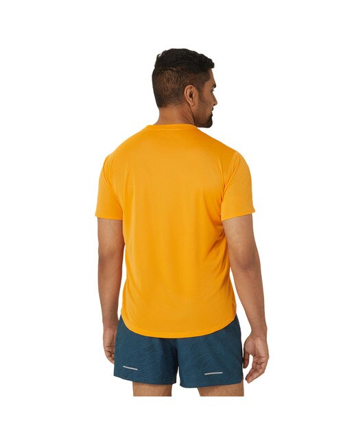 T-shirt de Homem Fujitrail Logo Ss Top Laranja / Verde-2