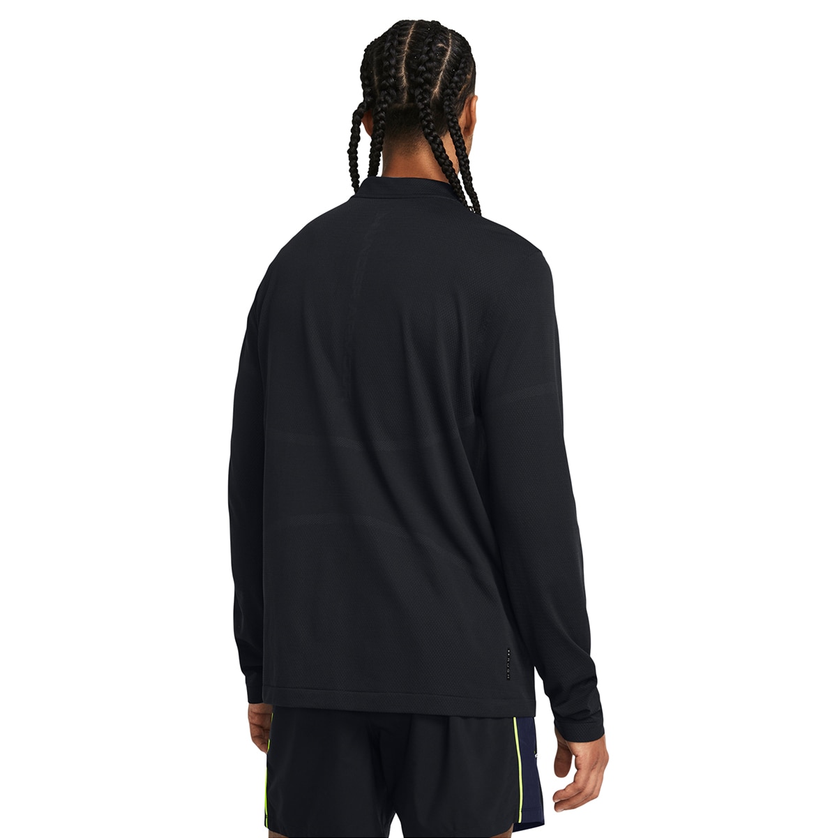 T-shirt de Homem Vanish Elite Seamless 1/4 Zp Preto-2
