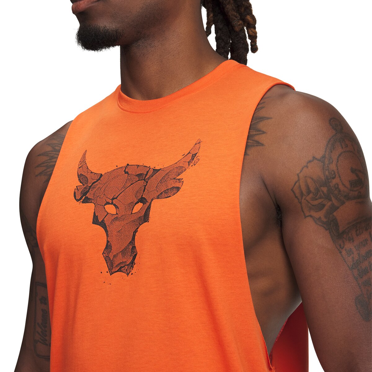 T-shirt de Homem Pjt Rck Q4 SL Graphic Laranja-3