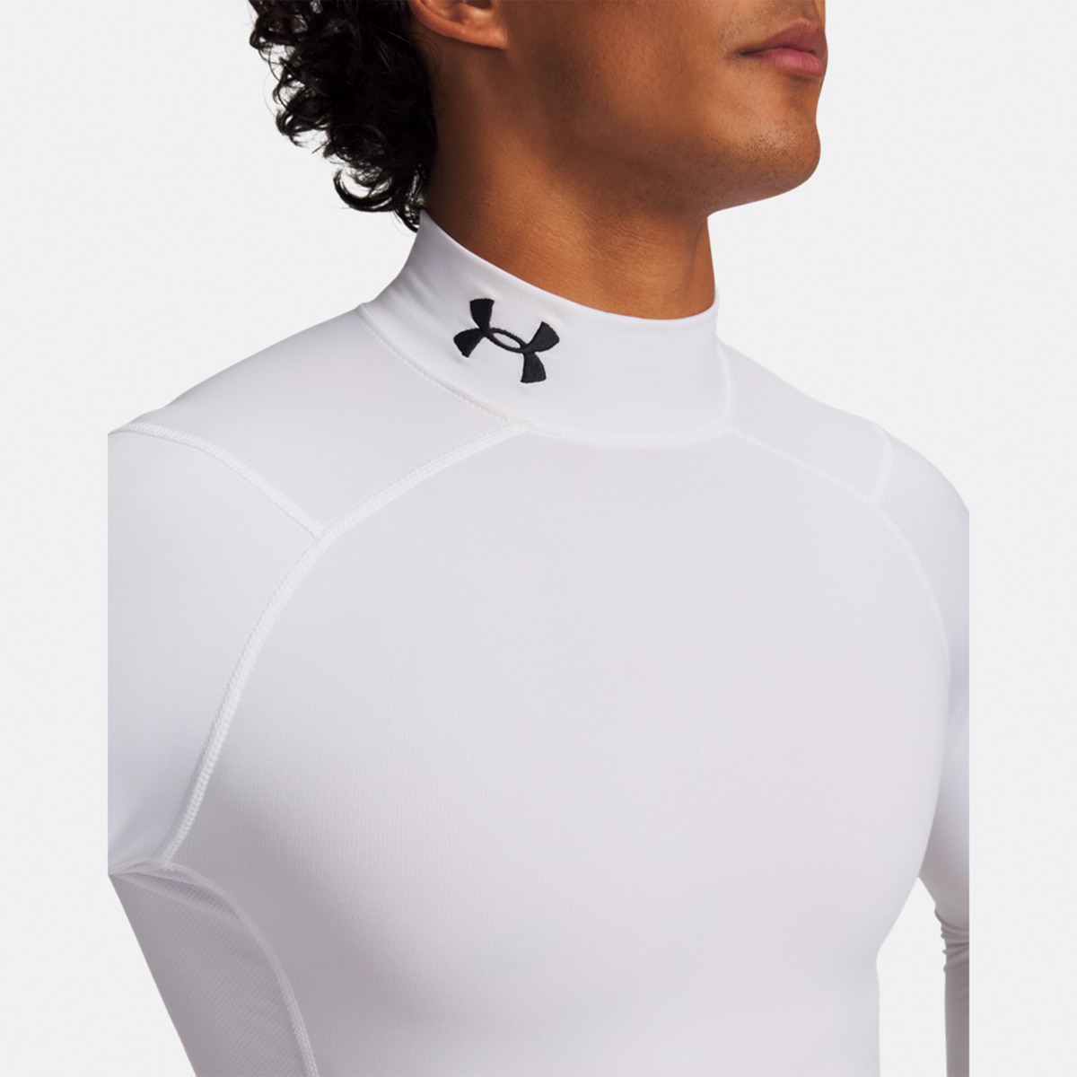 T-shirt de Compressão de Homem ColdGear® Branco-4