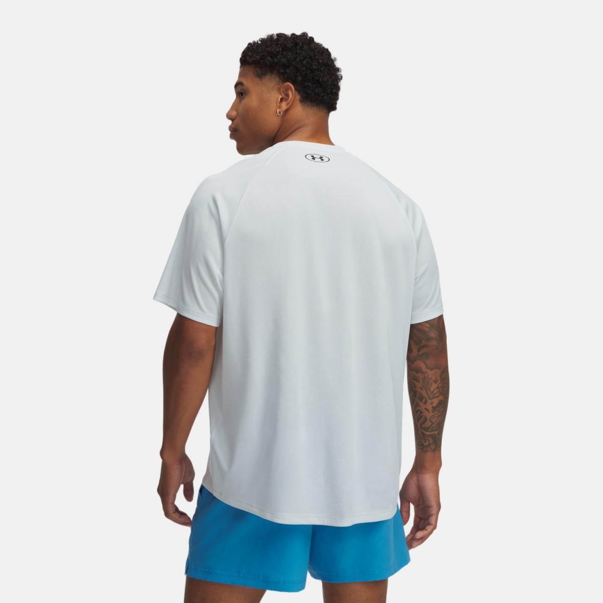 T-shirts de Homem Training UA Tech Textured SS Cinzento-claro-2