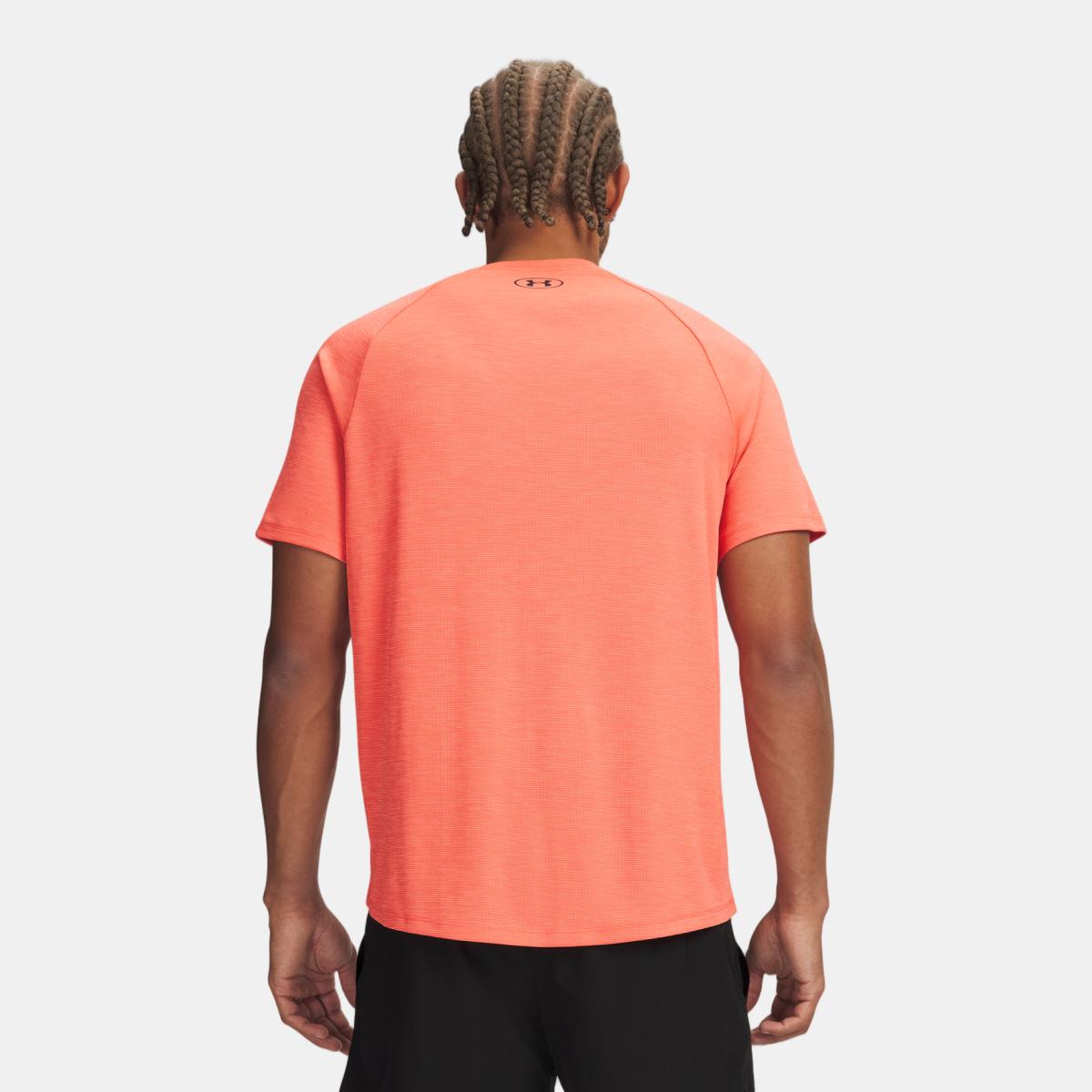 T-shirts de Homem Training UA Tech Textured SS Vermelho-2