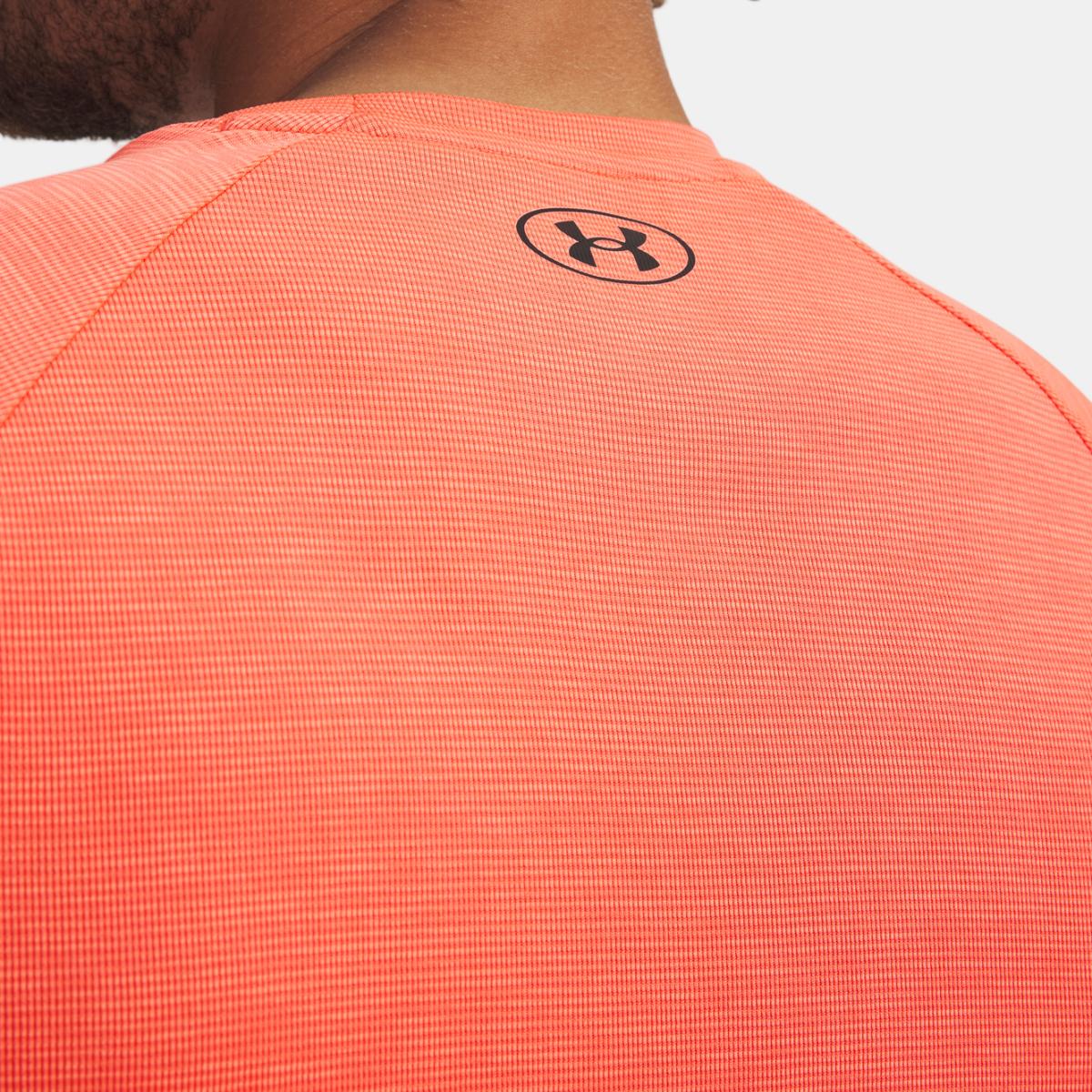 T-shirts de Homem Training UA Tech Textured SS Vermelho-3