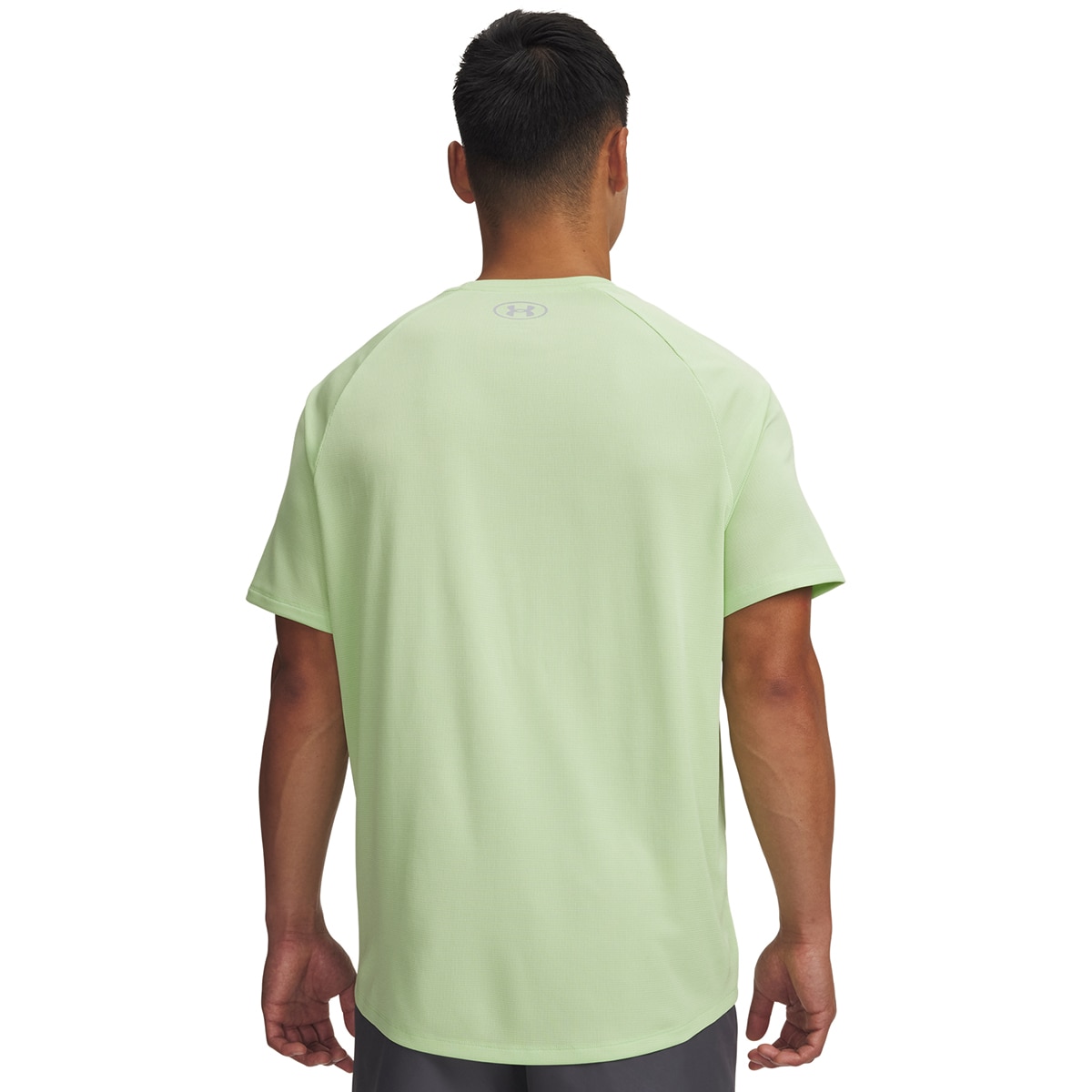 T-shirts de Homem Training UA Tech Textured SS Verde Lima-2