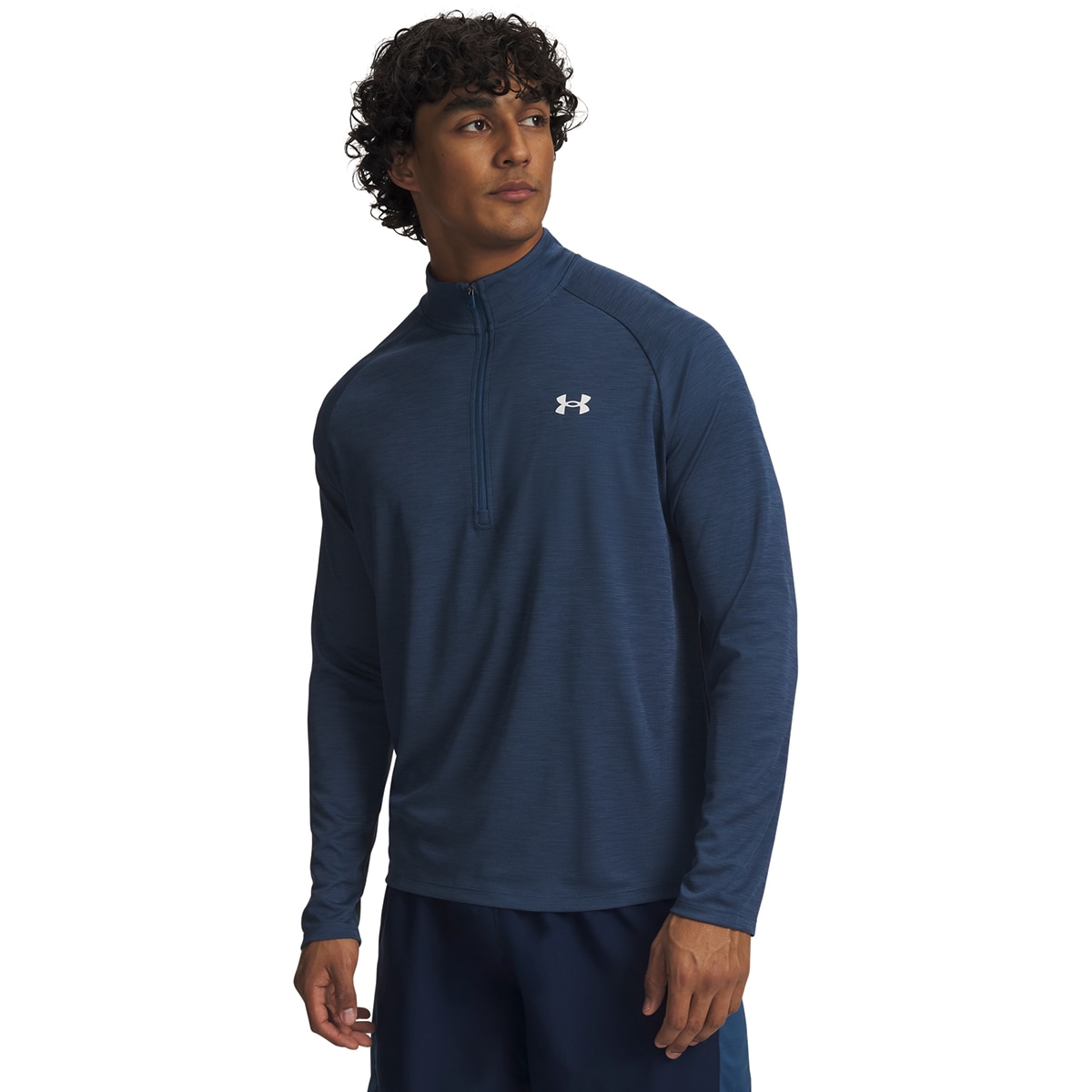 Imagem 0 de Sweatshirt de Homem Training UA Tech Textured 1/2 Zip