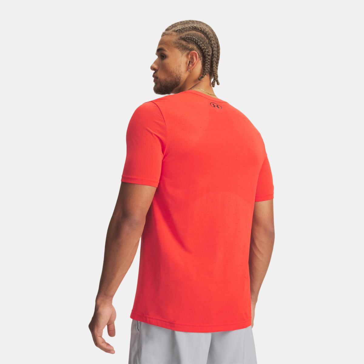 T-shirts de Homem Training Vanish Seamless SS Vermelho-2