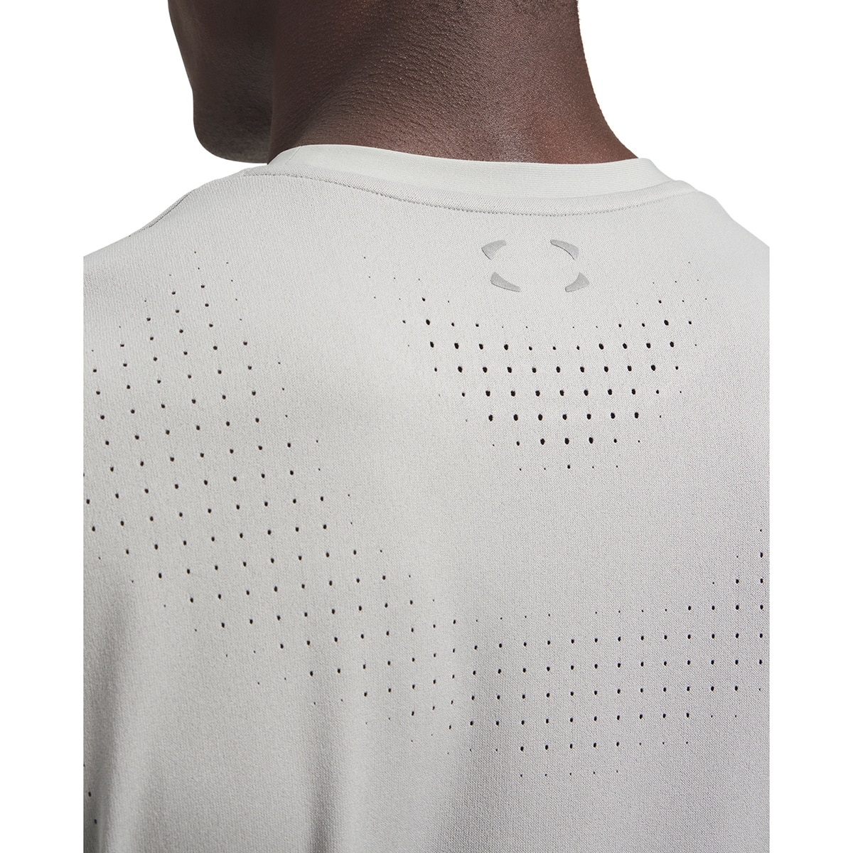 T-shirts de Homem Training UA Halo Vent SS Cinzento-chumbo-3