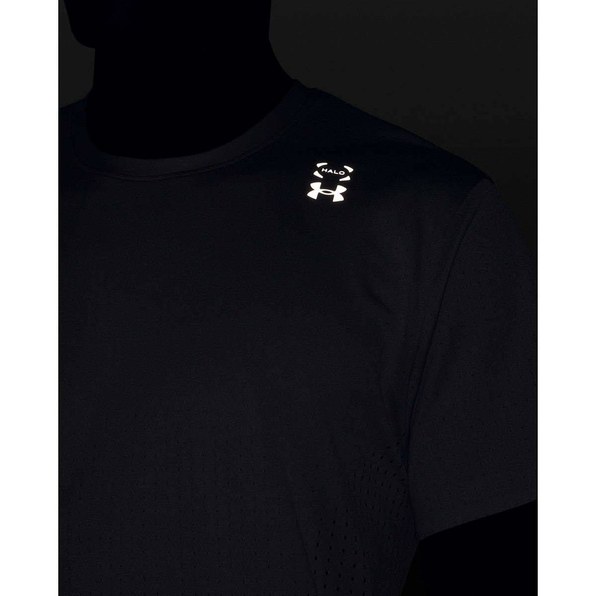T-shirts de Homem Training UA Halo Vent SS Cinzento-chumbo-4