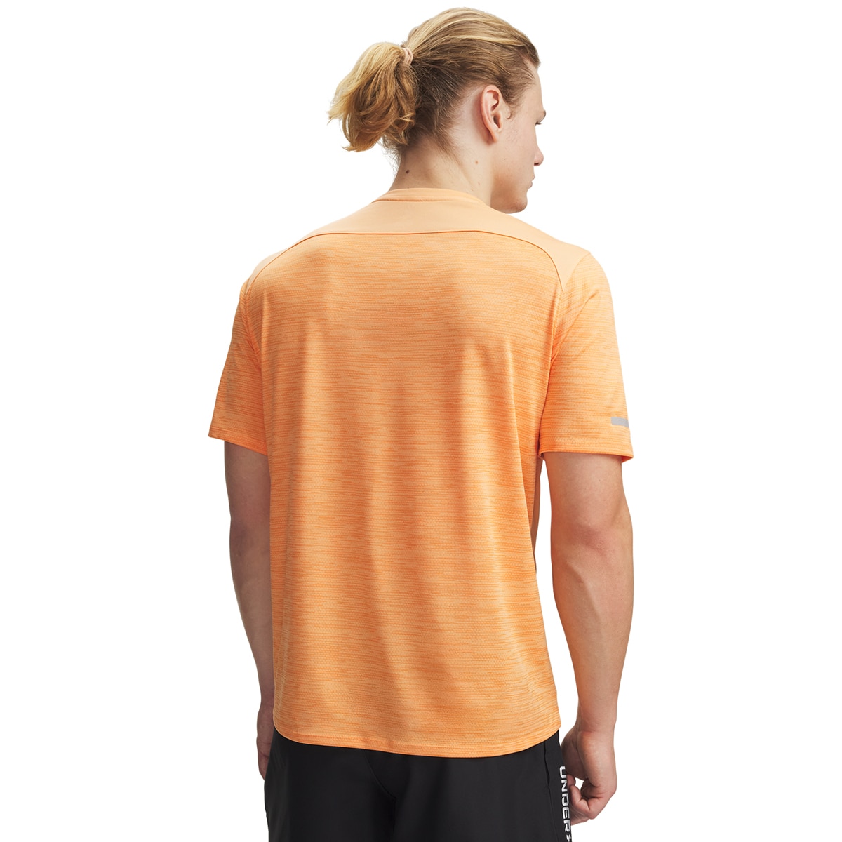 T-shirt de Training de Homem UA Tech Utility SS Laranja-2