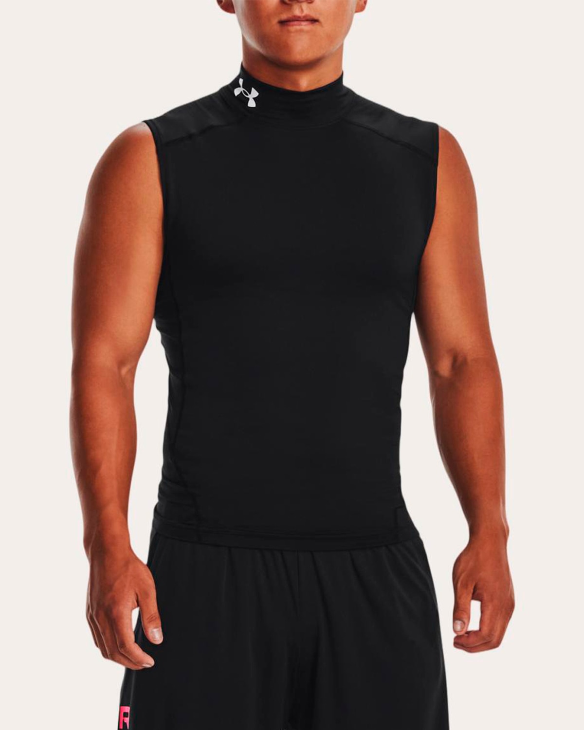 Under Armour - Camiseta de hombre UA HG Armour Comp Mock SL Under Armour.