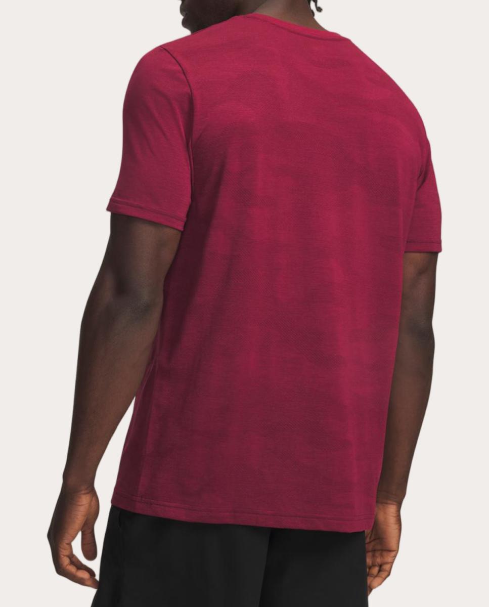 T-shirt de Homem UA Vanish Elite Smls SS Camo Grená-2