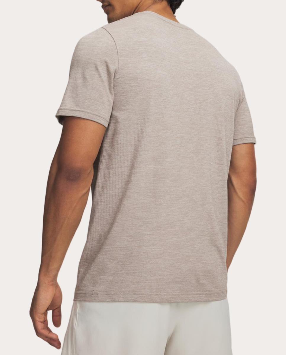 T-shirt de Homem UA Vanish Elite Seamless SS Taupe-2
