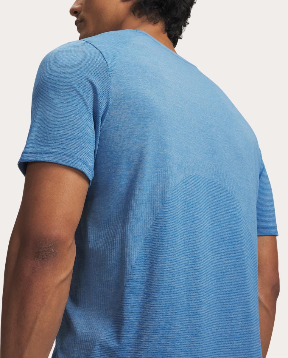 T-shirt de homem Vanish Seamless SS Under Armour Azul-3