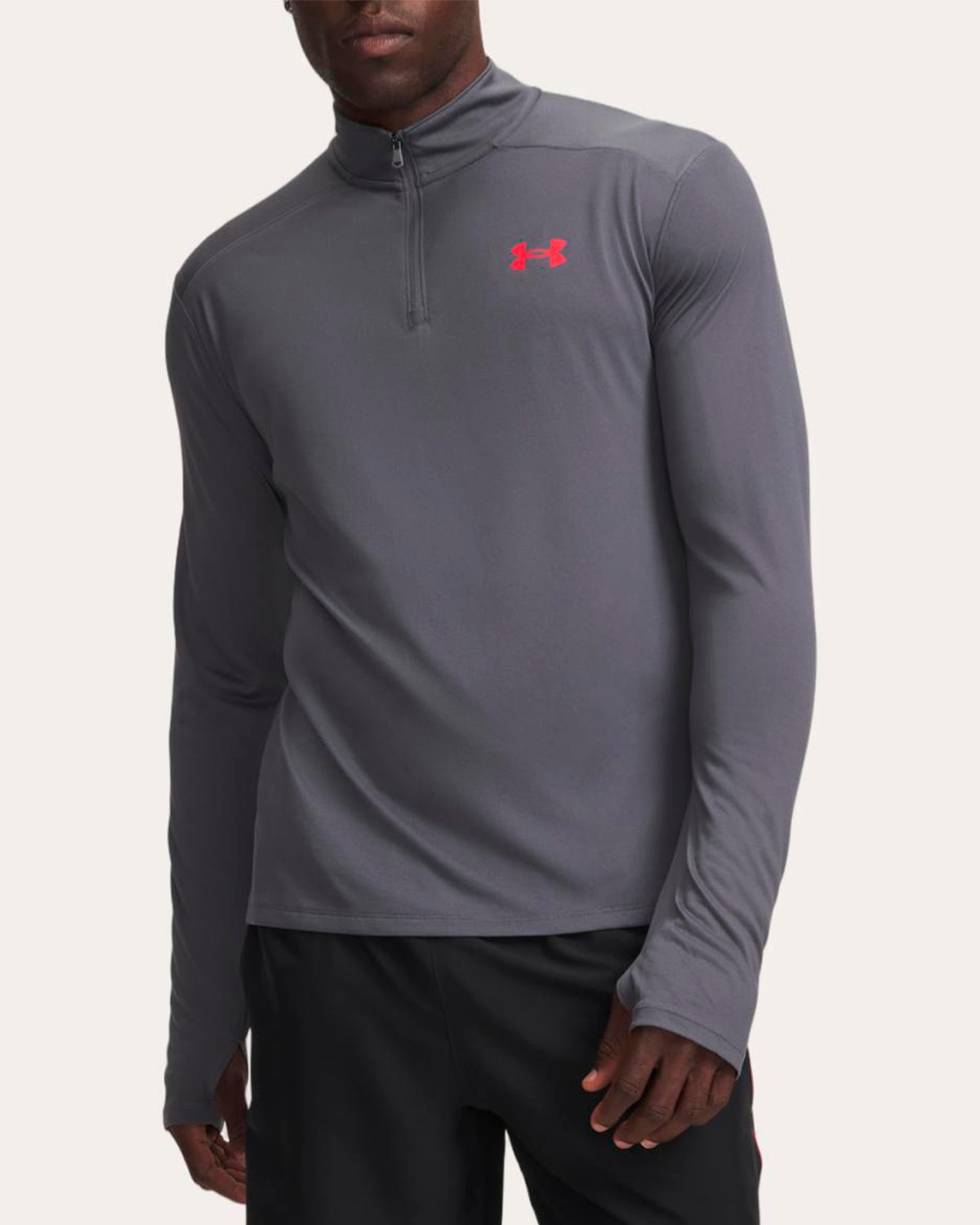 Imagen 0 de Sudadera de hombre UA Tech Utility 1/4 Zip Under Armour Gris granito