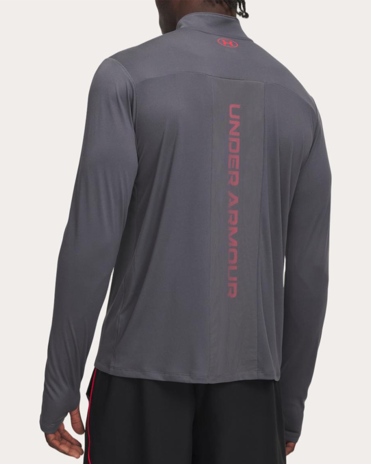 Sudadera de hombre UA Tech Utility 1/4 Zip Under Armour - Gris granito Gris granito-2