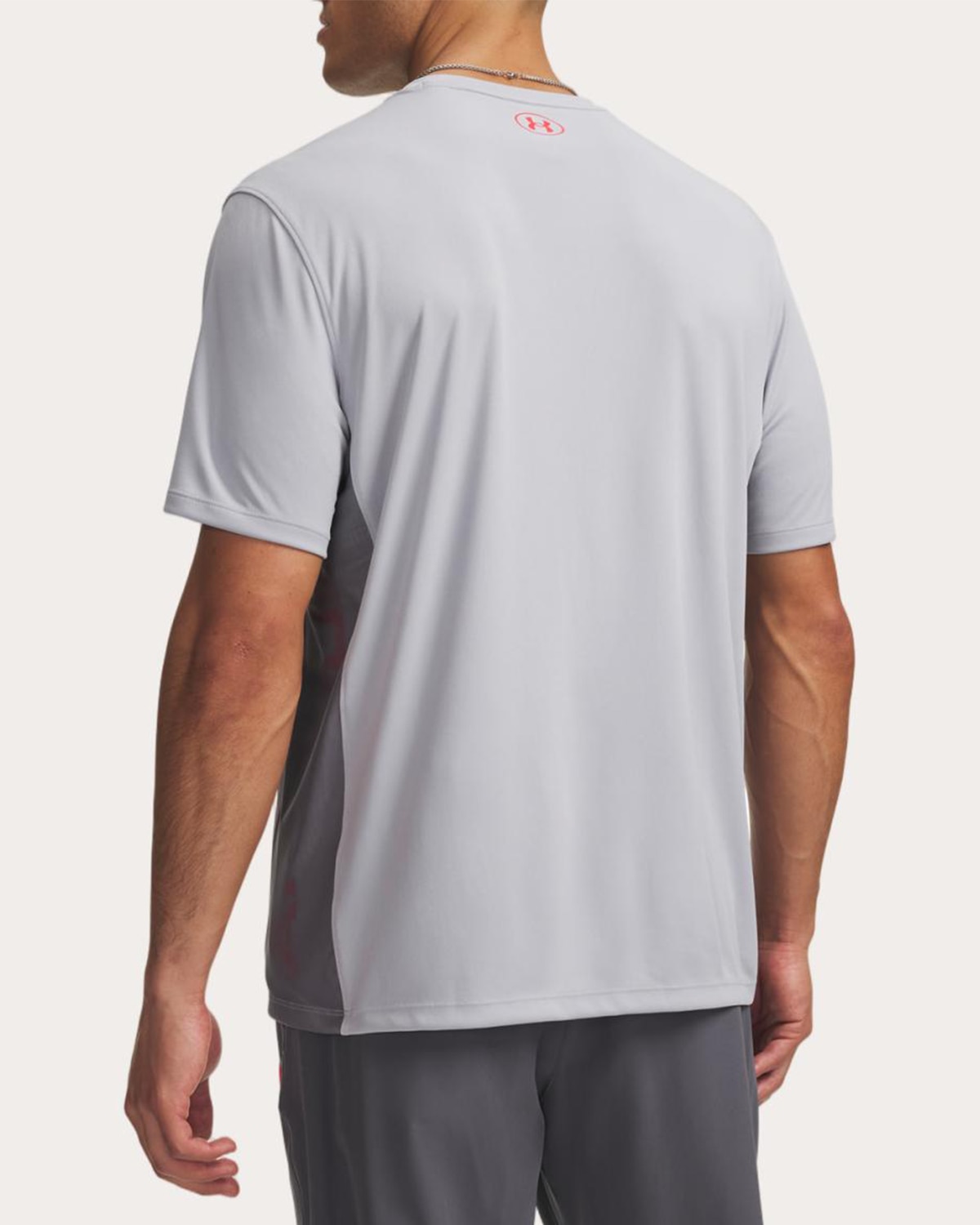 T-shirt de Homem UA Tech Utility SS Cinzento médio-2