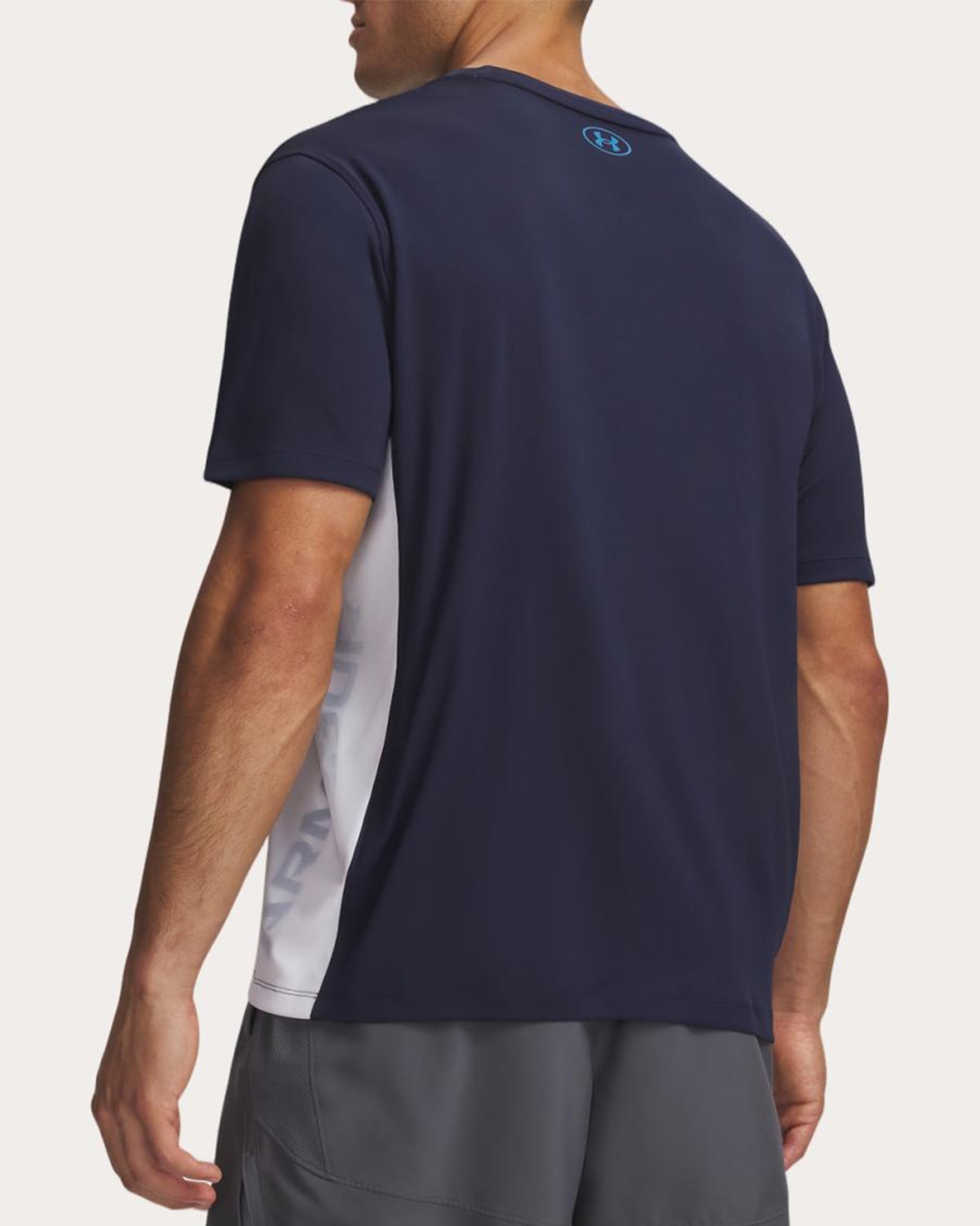 T-shirt de Homem UA Tech Utility SS Azul-noite-2
