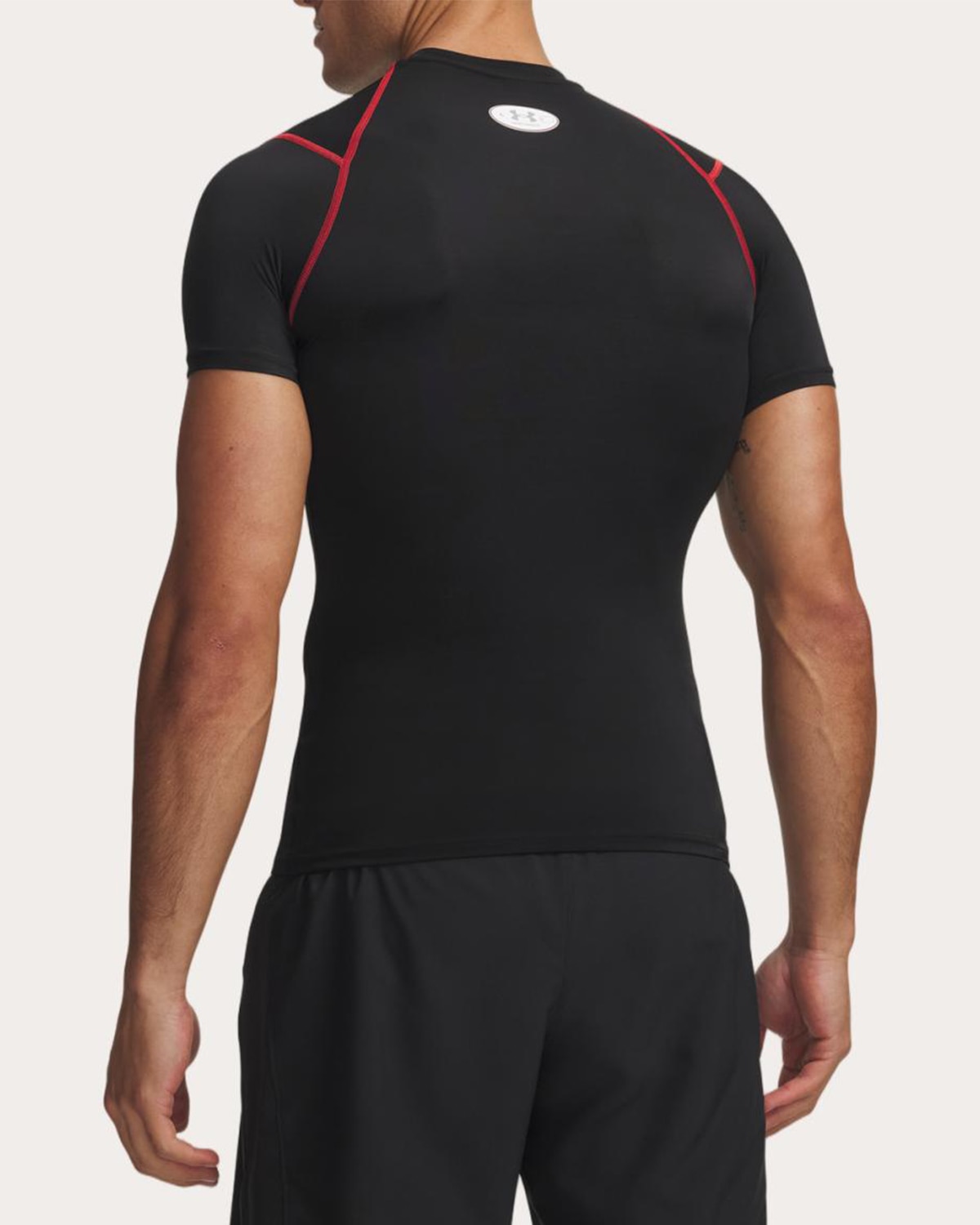 T-shirt de Homem UA HG Elite Comp SS Preto-2